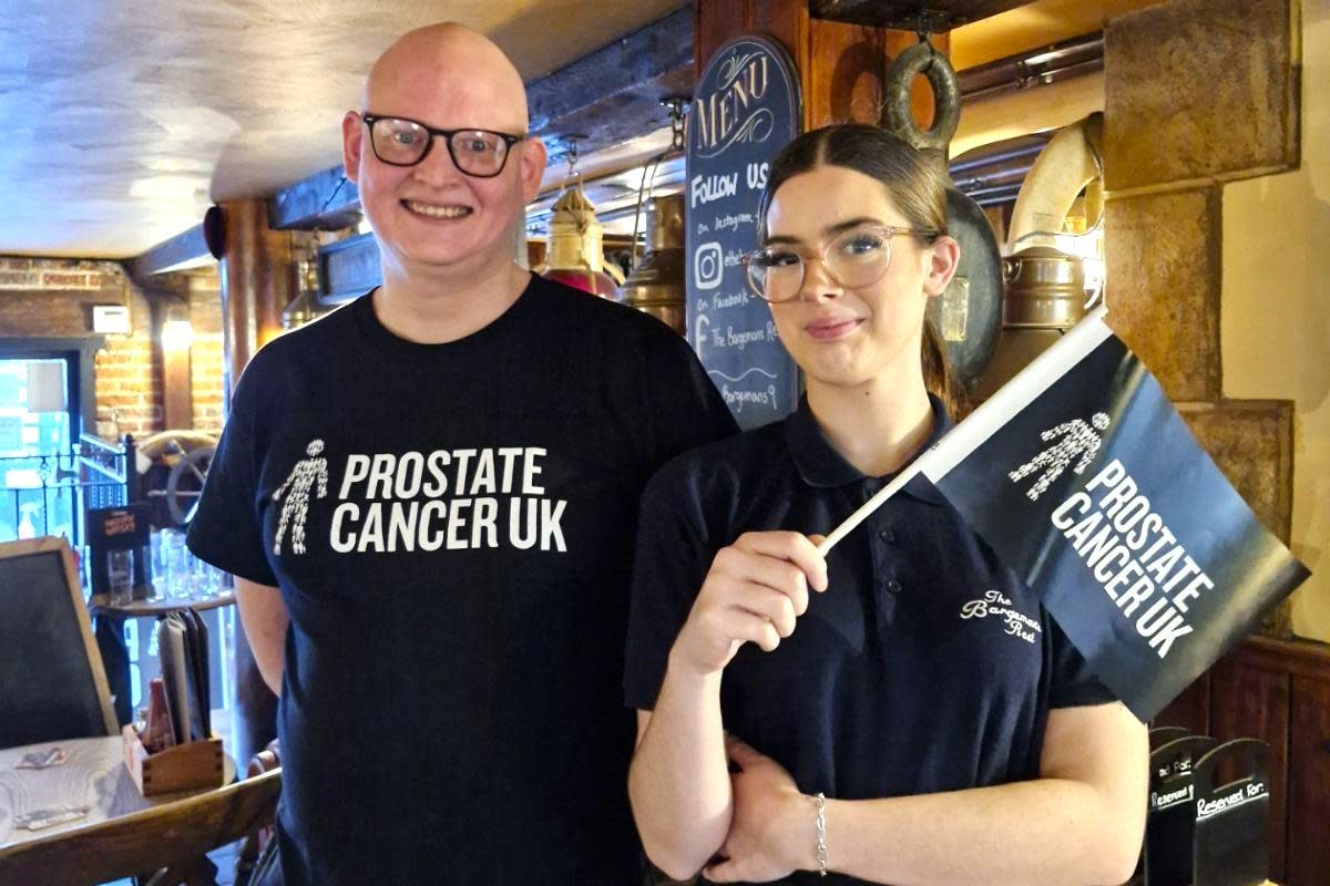 Dan Huby and Keira Gifford of The Bargeman’s Rest, Newport. <i>(Image: Quayside Leisure Group)</i>