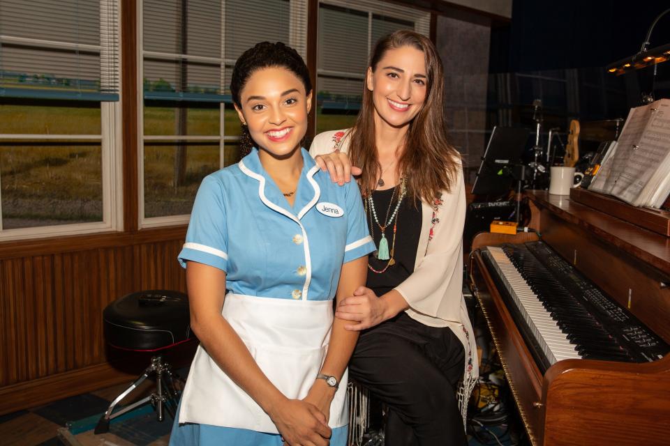 Jisel Soleil Ayon (left) and Sara Barreillis (right) "Waitress"