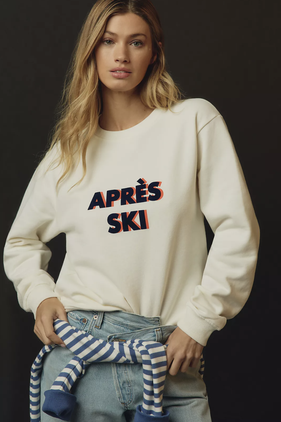 KULE The Oversized Après Ski Sweatshirt (Photo via Anthropologie)