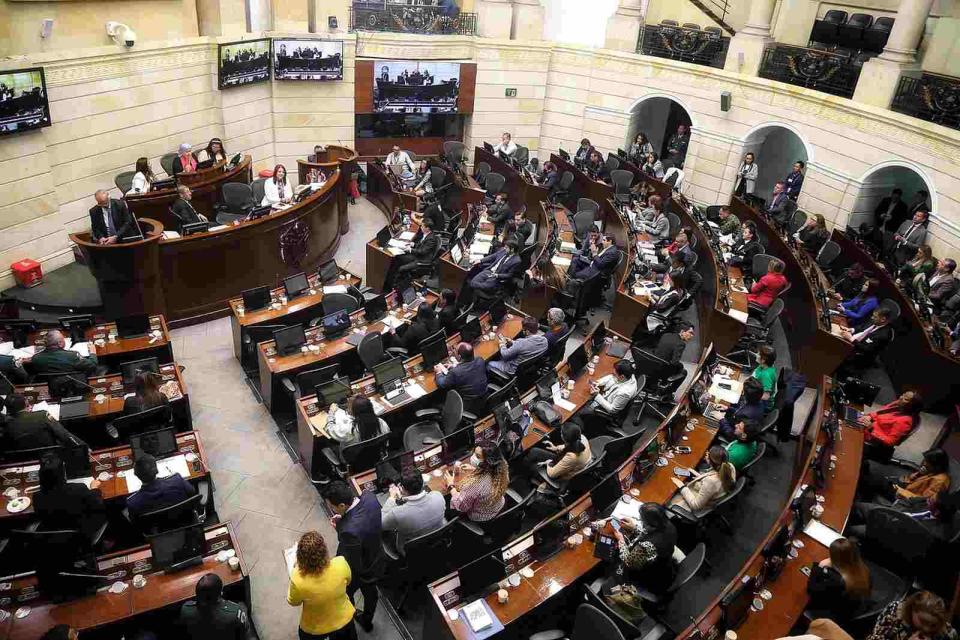 La reforma laboral es la única que tiene pendiente aprobarse en primer debate. Si no logra antes del 20 de junio, sería archivada. Foto: Senado de Colombia