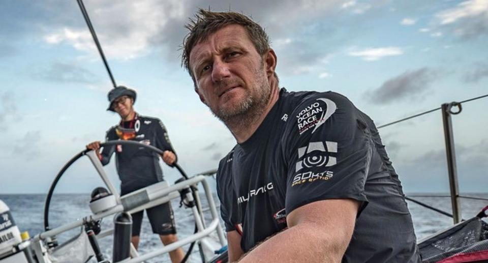<em>Lost at sea – John Fisher fell overboard 1,400 nautical miles west of Cape Horn on Monday (Pictures: Volvo Ocean Race)</em>