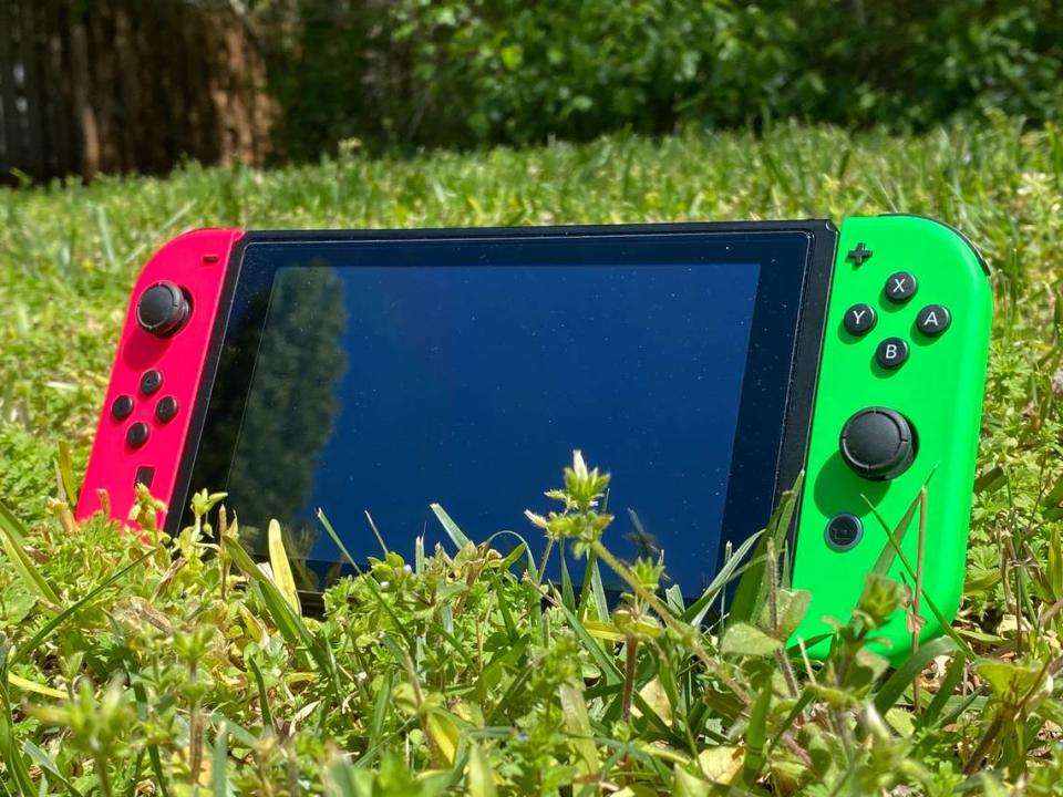 The Nintendo Switch is a popular video game device that can be used as a handheld device on the go or connect to a TV like a traditional game console.