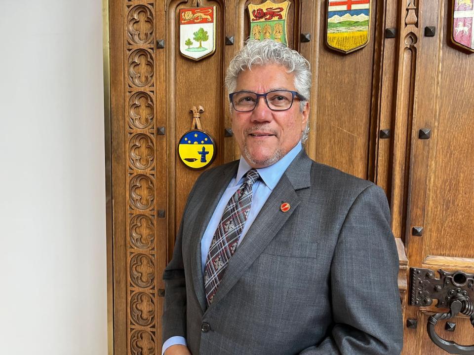 Progressive Sen. Marty Klyne of Saskatchewan inside the Senate of Canada on June 14, 2023.