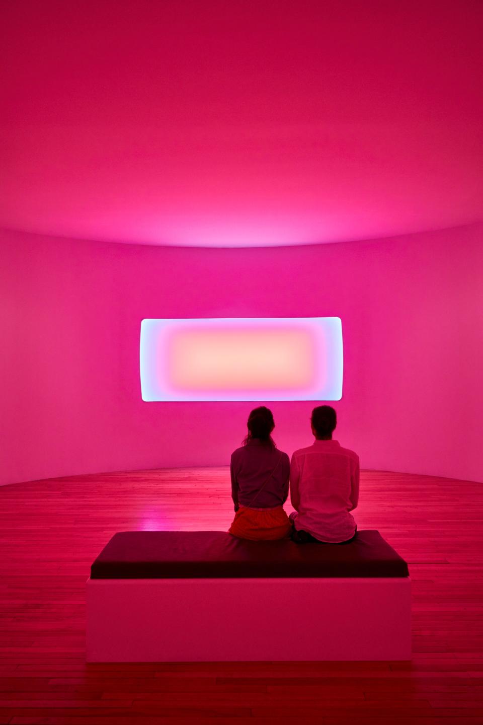 A James Turrell installation at Mass MoCA