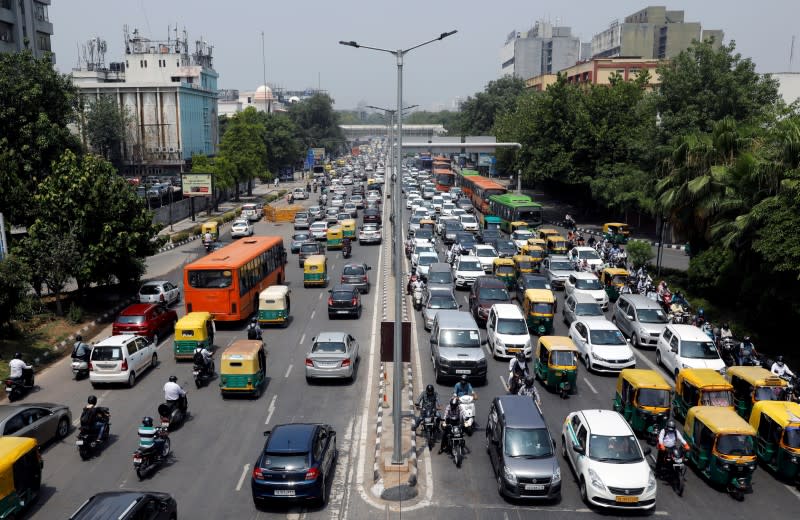 The spread of the coronavirus disease (COVID-19) in New Delhi