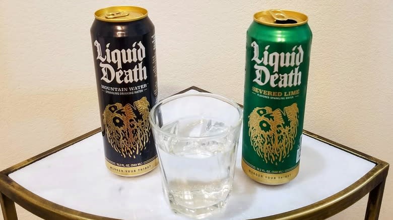 Liquid Death sparkling waters