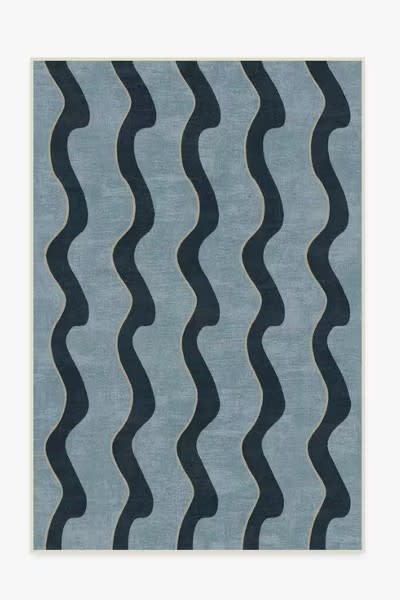 Ruggable Onda Slate Blue Rug