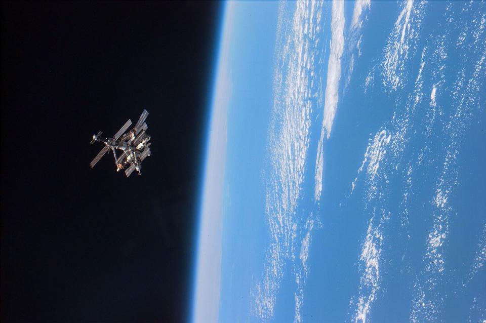 The Black Knight satellite is an alien space craft.