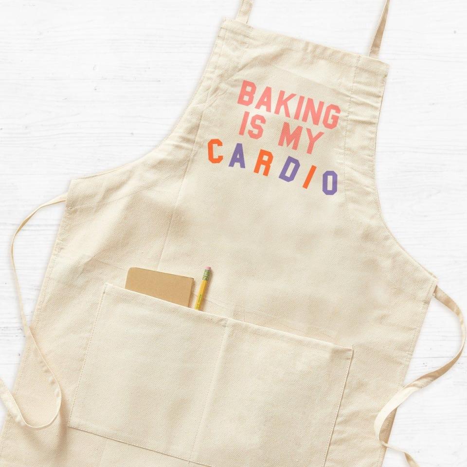 47) Delish Baking Is My Cardio Apron