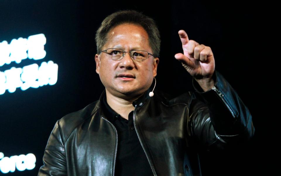 Nvidia CEO Jensen Huang - AP Photo/Chiang Ying-ying