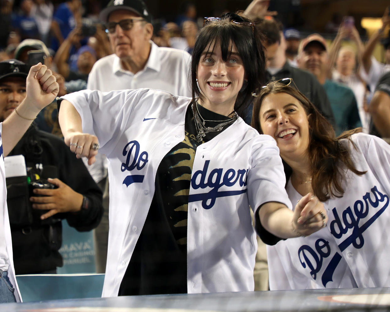 Celebrities At The Los Angeles Dodgers Game (Jerritt Clark / GC Images)