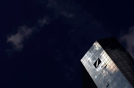 FILE PHOTO: The headquarters of Germany's Deutsche Bank are photographed in Frankfurt