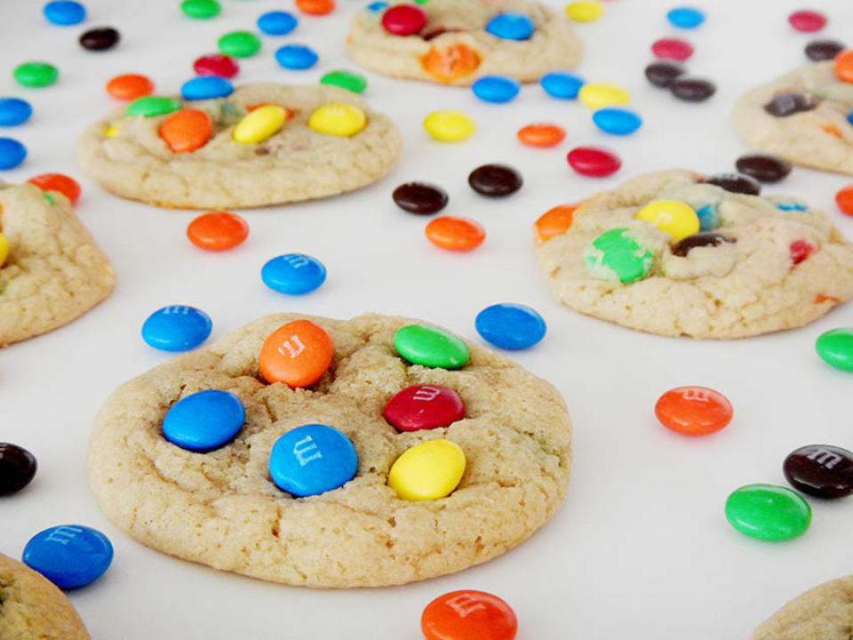 <p>Laurie Farmer</p><p>M&M cookies are worth snacking on year round, but the colorful candies make these baked goods well-suited for Easter.</p><p><strong>Get the recipe: <a href="https://parade.com/841428/lauriefarmer/kids-will-love-these-colorful-mm-cookies/" rel="nofollow noopener" target="_blank" data-ylk="slk:M&M Cookies;elm:context_link;itc:0;sec:content-canvas" class="link ">M&M Cookies</a></strong></p>