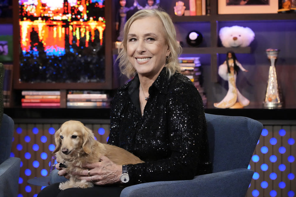WATCH WHAT HAPPENS LIVE WITH ANDY COHEN -- Episode 19036 -- Pictured: Martina Navratilova -- (Photo by: Charles Sykes/Bravo)