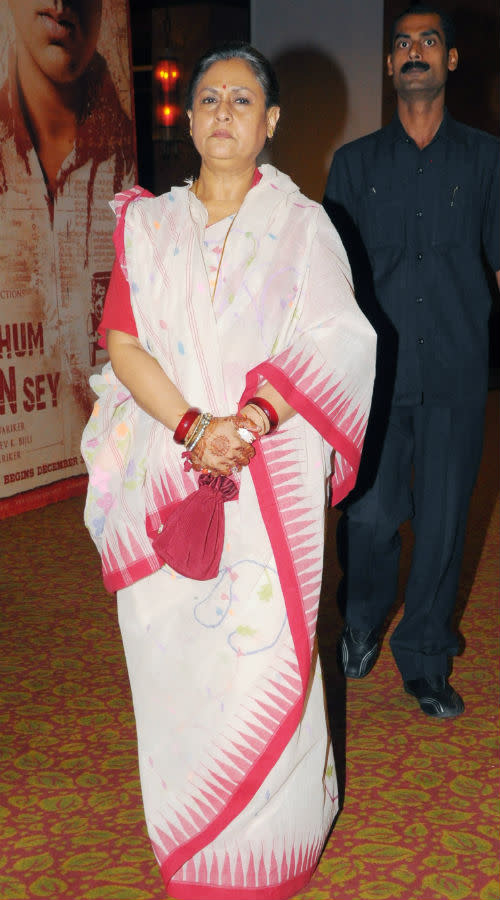 <p><b>4. Jaya Bacchhan </b> </p> <p> She is the oldest star wife on this list but she totally deserves to be here despite being married to one of the most stylishly and suavely dressed actors in Bollywood. </p>