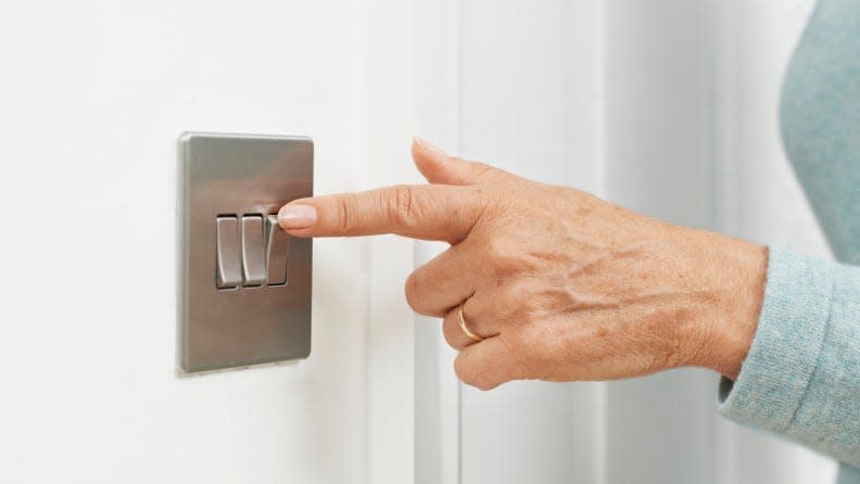 Traditional light switches tend to be less inclusive for seniors who struggle with arthritis.