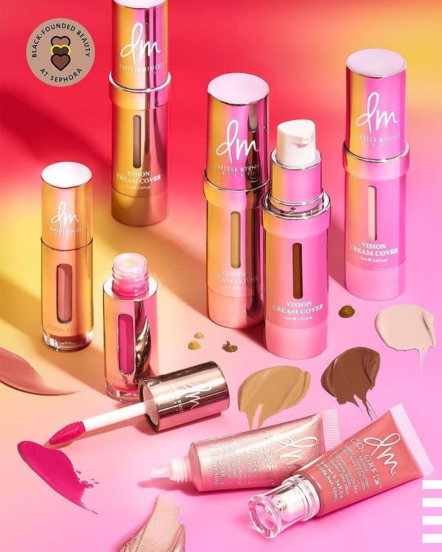 <p>When Danessa Myricks finally dropped on Cult Beauty, hurrahs bellowed across the beauty industry. </p><p>The high quality range was masterminded by makeup artist Danessa Myricks and every formula is created with inclusivity as its core. Once you get your hands on the products – we recommend the Dew Wet Balm, Colorfix 24 Hour Cream Colour and Vision Flush – you'll wonder how you went without it.</p><p><a class="link " href="https://www.cultbeauty.co.uk/danessa-myricks-beauty" rel="nofollow noopener" target="_blank" data-ylk="slk:Shop Danessa Myricks;elm:context_link;itc:0;sec:content-canvas">Shop Danessa Myricks</a></p><p><a href="https://www.instagram.com/p/CL9tTzYh0_X/" rel="nofollow noopener" target="_blank" data-ylk="slk:See the original post on Instagram;elm:context_link;itc:0;sec:content-canvas" class="link ">See the original post on Instagram</a></p>
