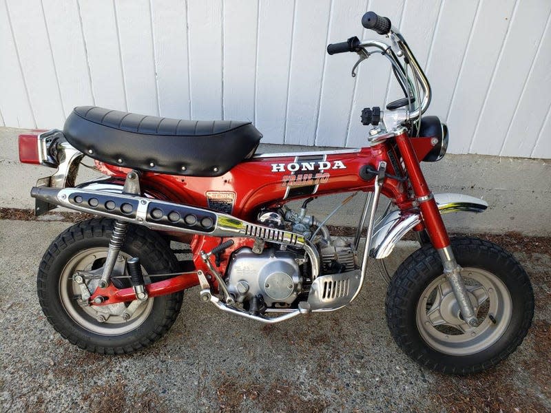 Photo: <a class="link " href="https://seattle.craigslist.org/see/mcy/d/seattle-1972-honda-ct70hk1-ct70h-ct70/7740219487.html" rel="nofollow noopener" target="_blank" data-ylk="slk:Craigslist;elm:context_link;itc:0;sec:content-canvas">Craigslist</a>