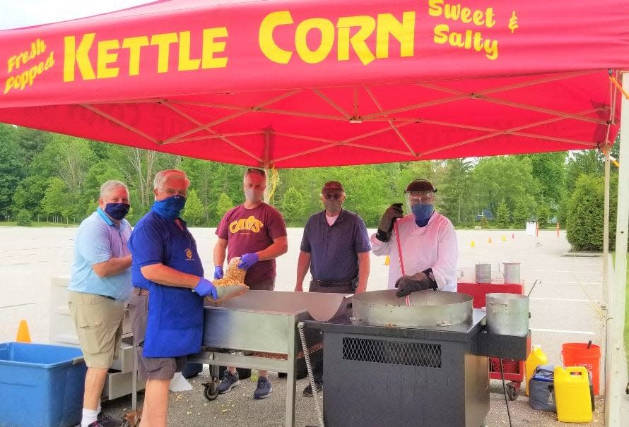 The Knights of Columbus will be selling kettle corn every Wednesday through Labor Day at their booth set up in the parking lot at Our Lady of Perpetual Help Church.