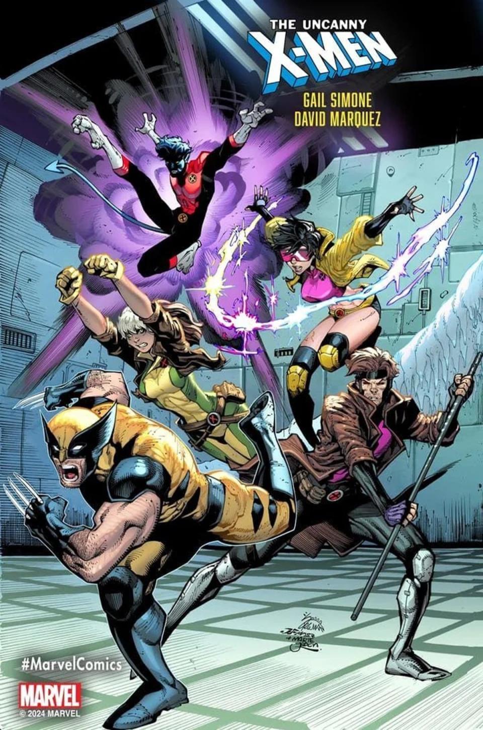 Promo art for the new Uncanny X-Men relaunch from Ryan Stegman and Marte Gracia.