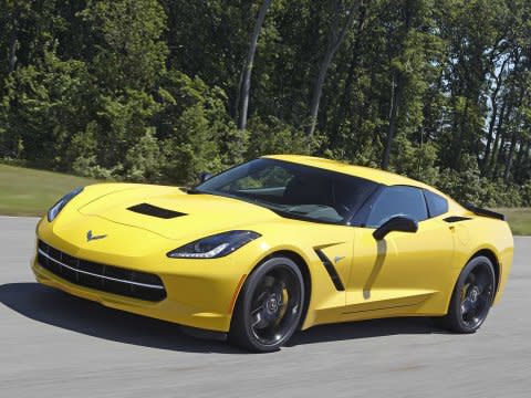 2014 Chevrolet Corvette yellow