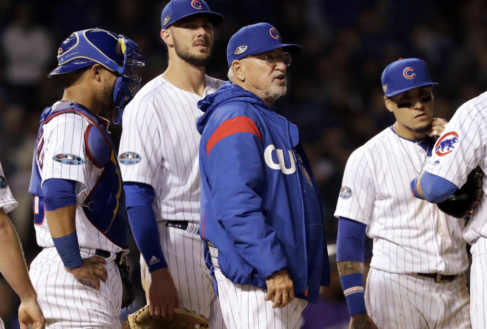 Chicago Cubs manager Joe Maddon. (AP Photo/Nam Y. Huh)