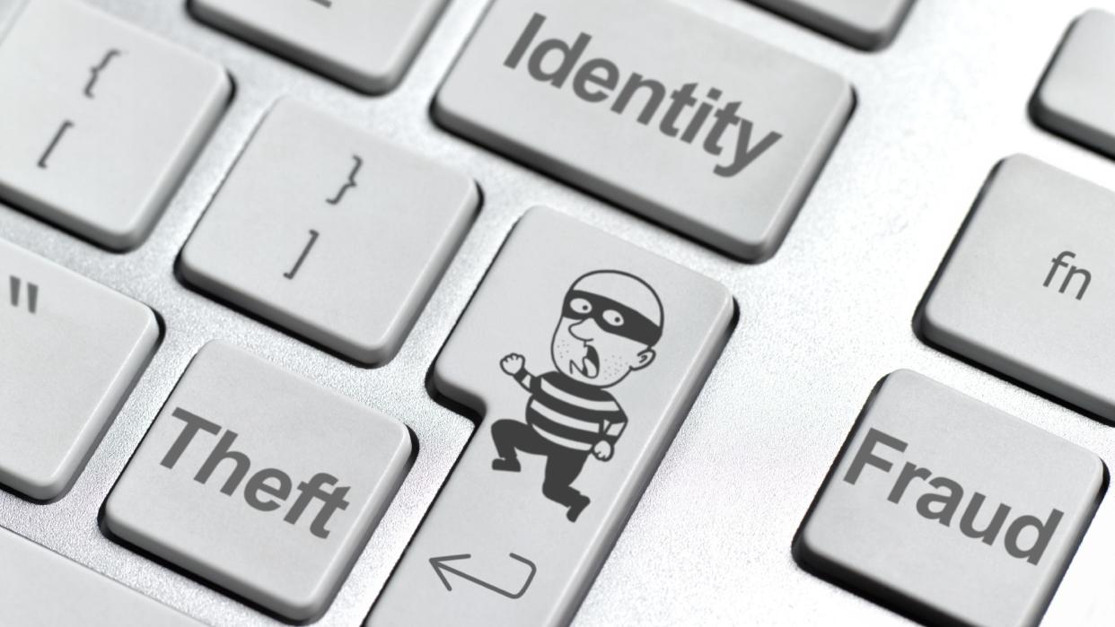  Identity theft keyboard. 