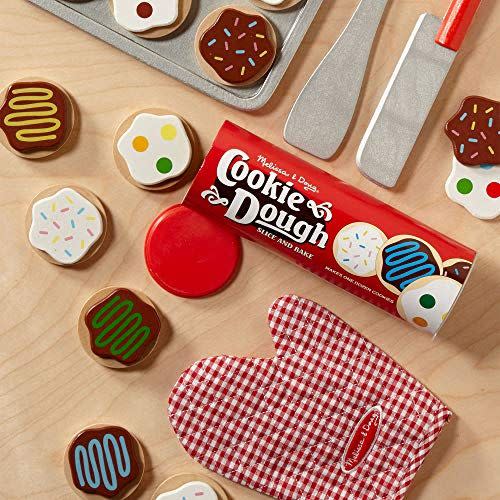Slice and Bake Wooden Cookie Play Food Set