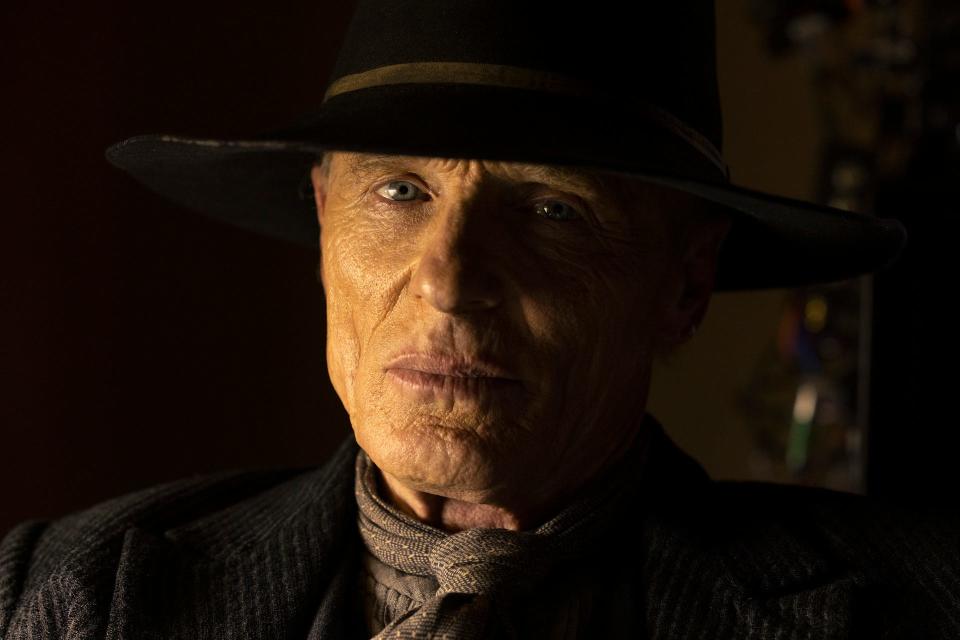 Ed Harris is back in black in "Westworld."