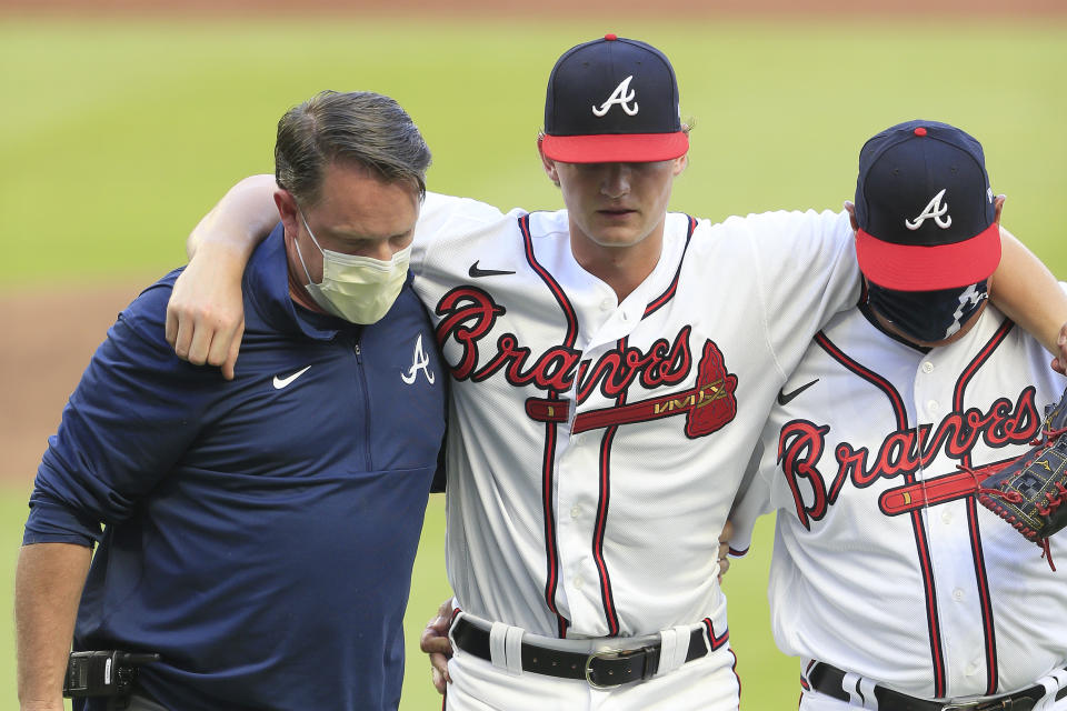 Mike Soroka injures Achilles tendon.