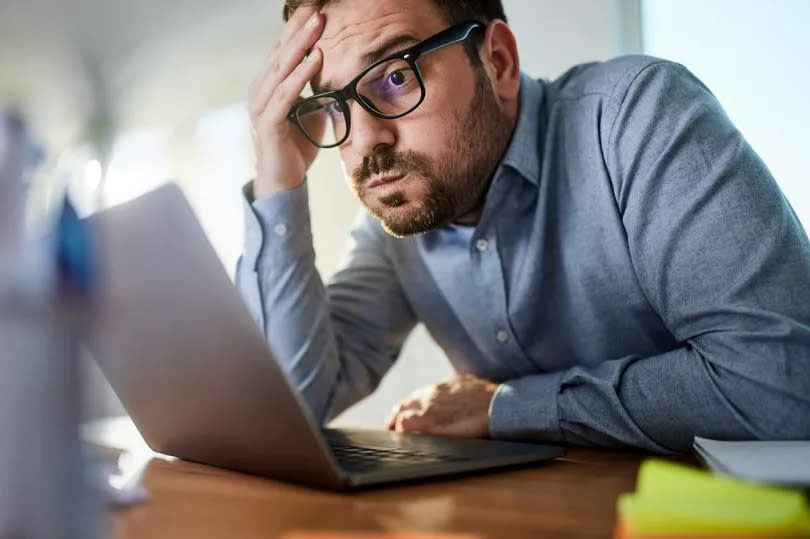 Person checking their emails