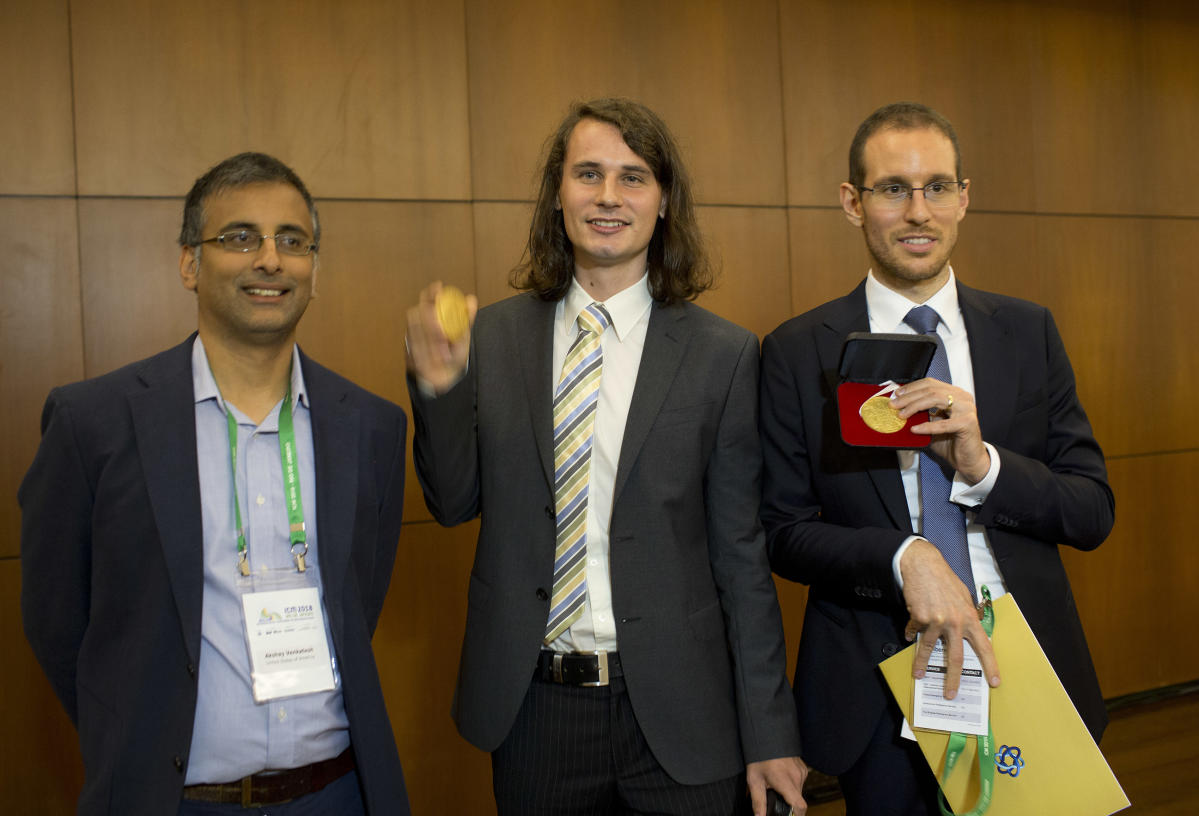 4 men awarded Fields Medal during congress in Rio de Janeiro