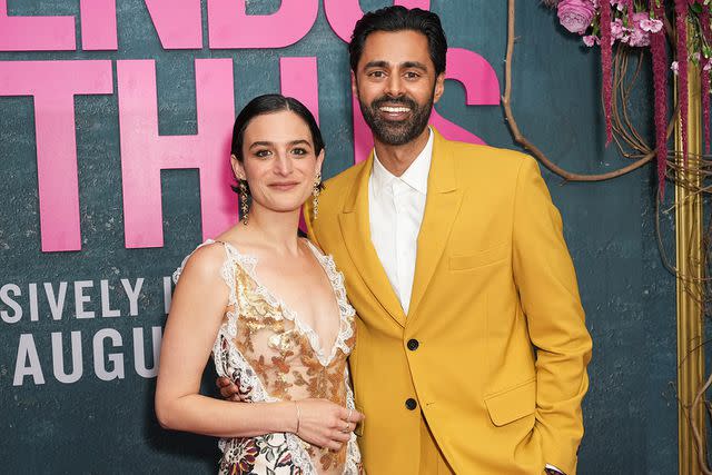 <p>John Nacion/Variety via Getty</p> Jenny Slate and Hasan Minhaj.