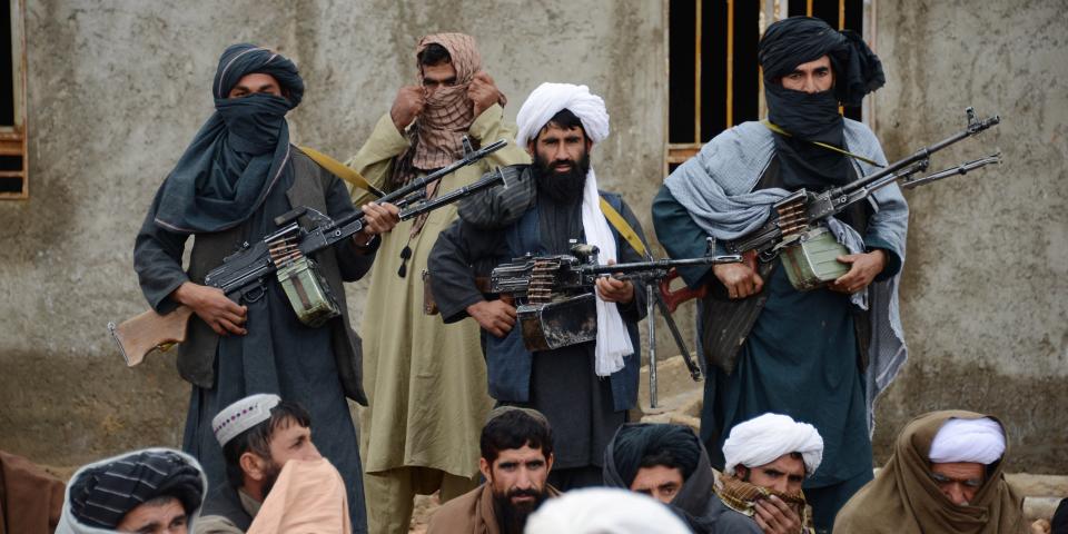 Afghan Taliban fighters