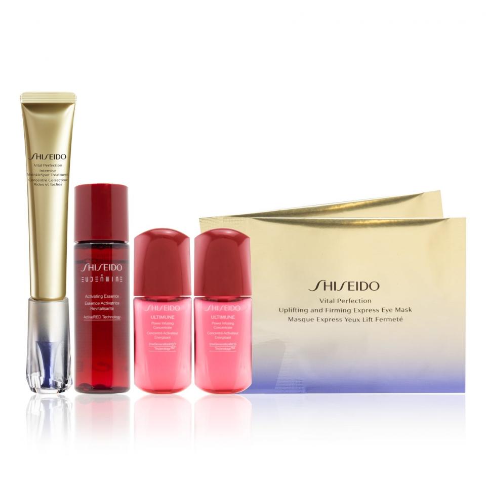 SHISEIDO 重點抗皺亮白修護乳霜組合 $890