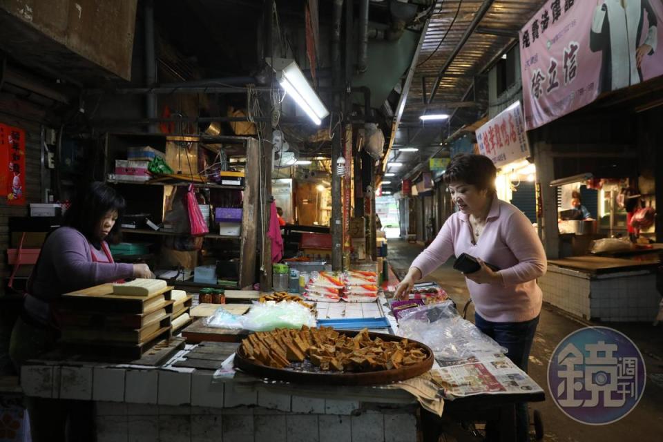 東門市場「阿香豆腐」是程安琪最常來買豆腐的老店。