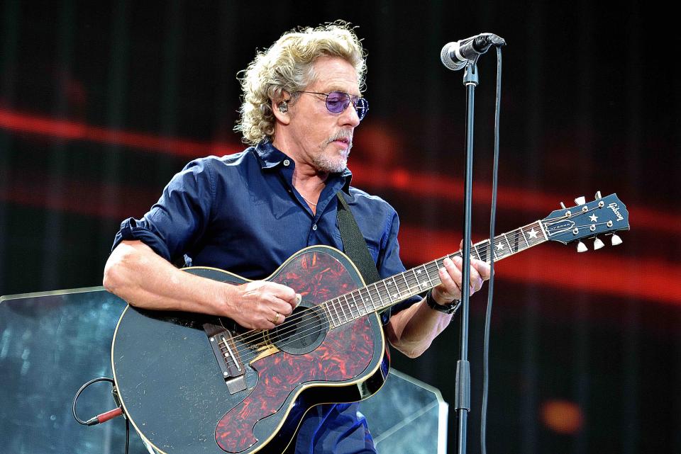 Roger Daltrey plays with The Who in Hyde Park London in June 2015. The frontman is doing a month of acoustic-electric solo dates in the U.S. in 2024.