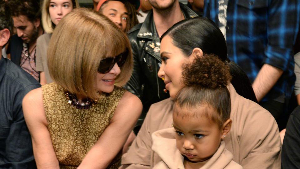 North West at Kanye West Yeezy Season 2 Fashion Show