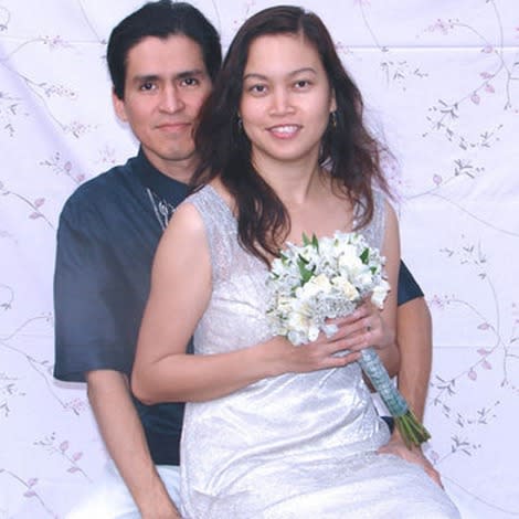 A personal snapshot of Ruben P. Salazar with his wife, Rachel P. Salazar.