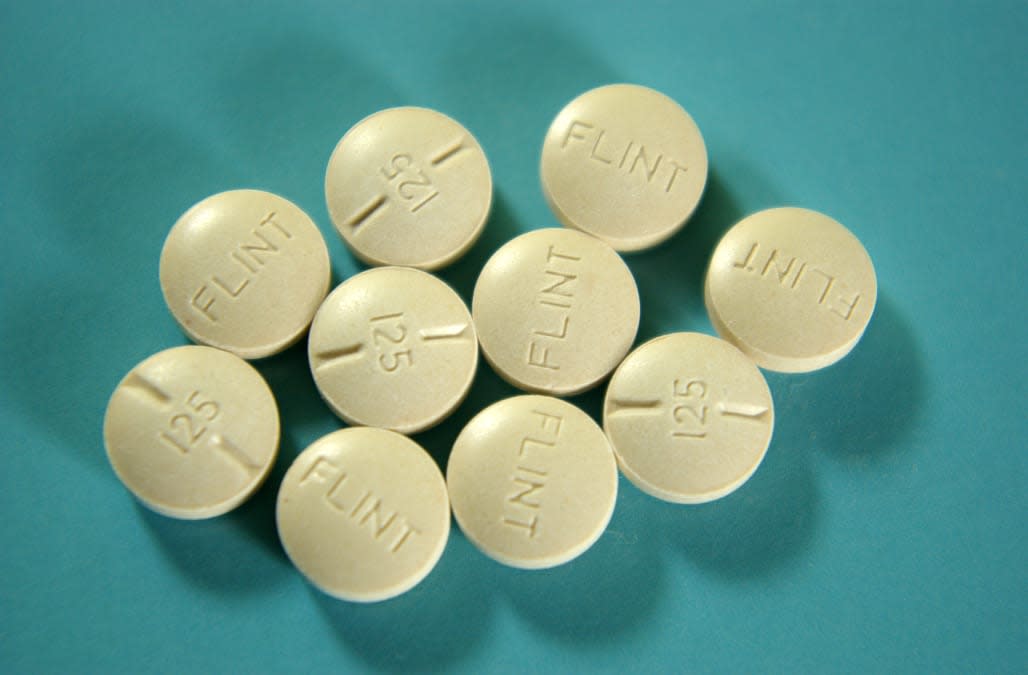 Levothyroxine pills, 0125 mg, (brand names: Euthyrox, Levothroid, Levoxyl, Synthroid, Tirosint, Unithroid). Levothyroxine is a s