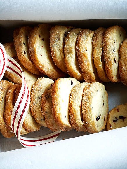 Orange Cranberry Icebox Cookies