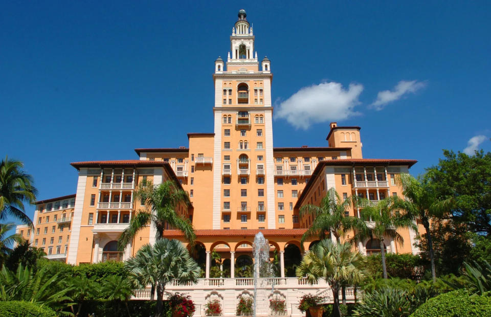 The Biltmore Hotel is Coral Gables’ most recognizable landmark. Built in 1926, the city’s centerpiece was designed by the New York architectural firm of Schultze and Weaver, and was fashioned after the Westchester Biltmore in Rye, N.Y.