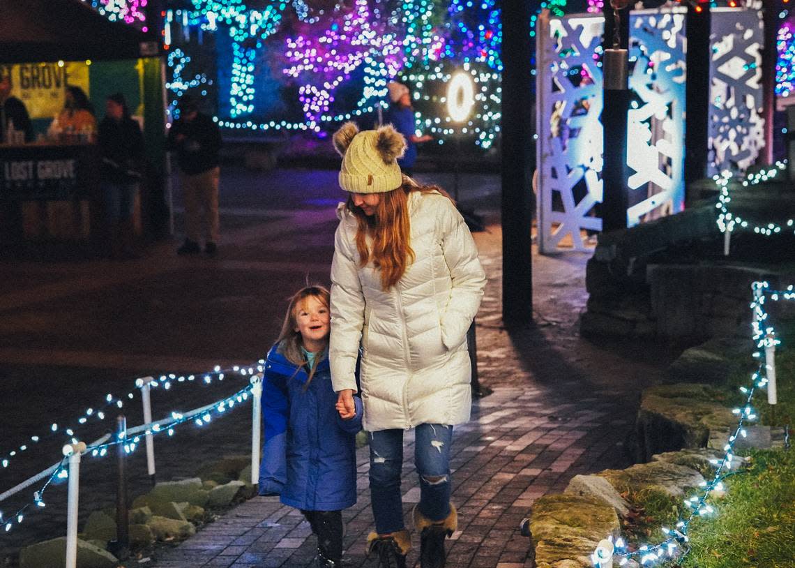 Winter Garden aGlow is a holiday tradition for many families in the Treasure Valley.