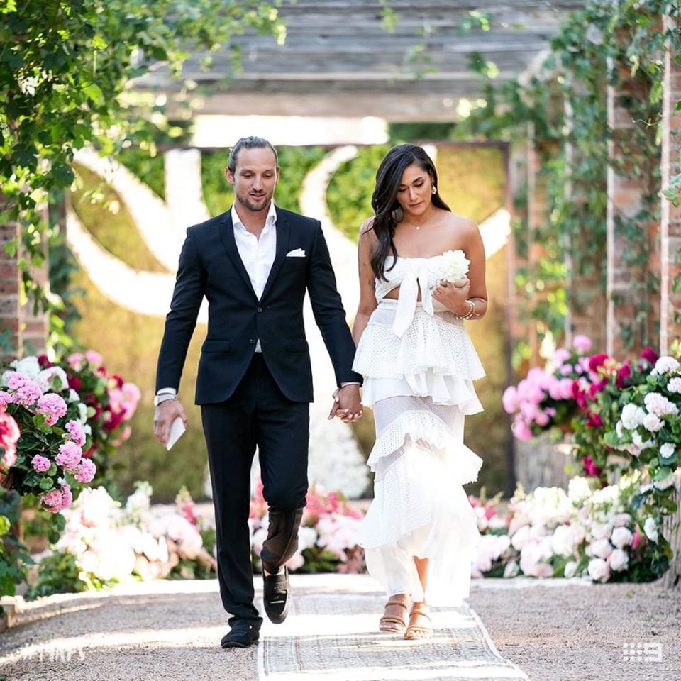 MAFS' Connie and Jonethen leave the final vow ceremony 