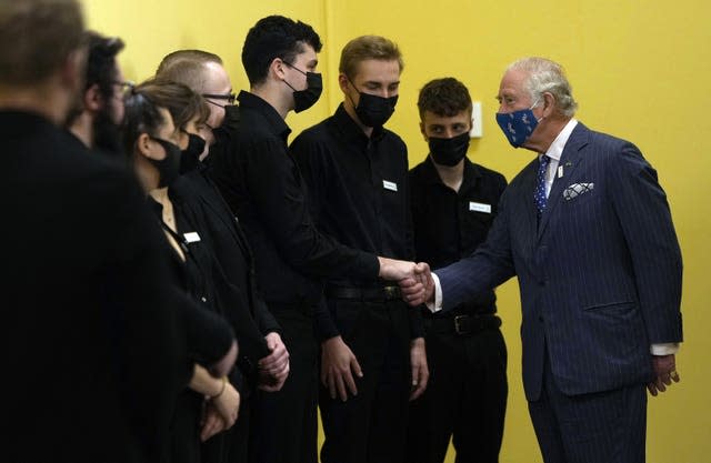 Prince of Wales visit to Royal College of Music