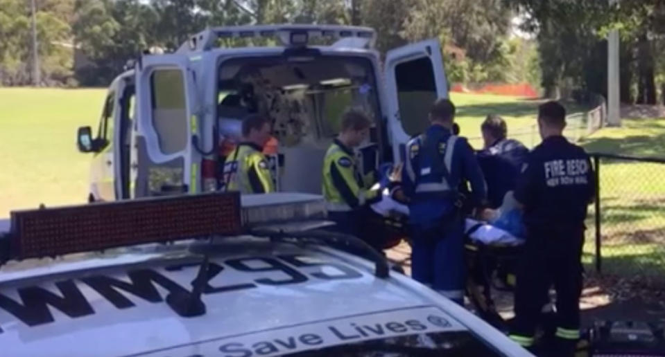 Kate fell after 200 metres and is currently in a critical but stable condition. Source: 7 News