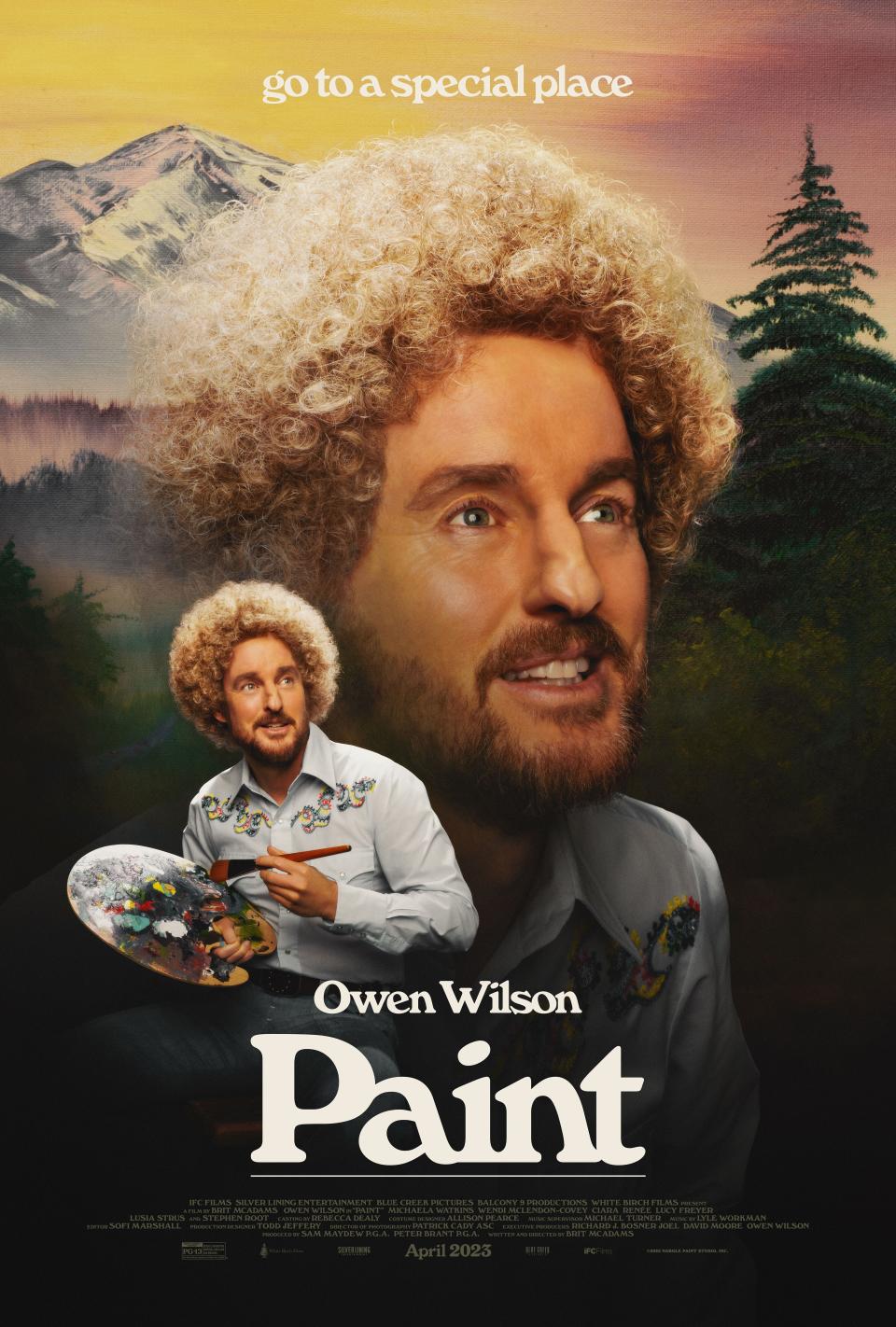 Owen Wilson stars in "Paint," a film about a fictional artist who hosts a show on a Vermont public-television station.