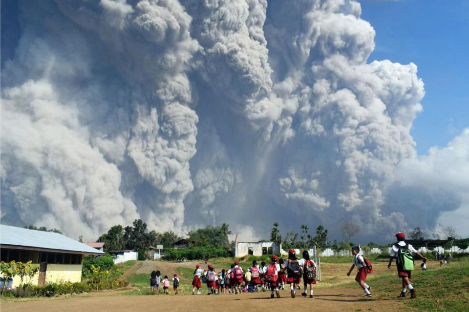 The volcano last erupted in 2010, killing two people (AFP)