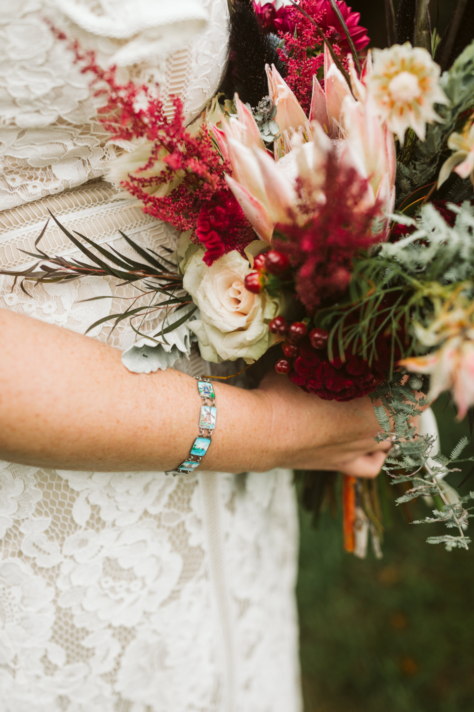 Picture of Ellen Neville-Verdugo on her wedding day October 2018.