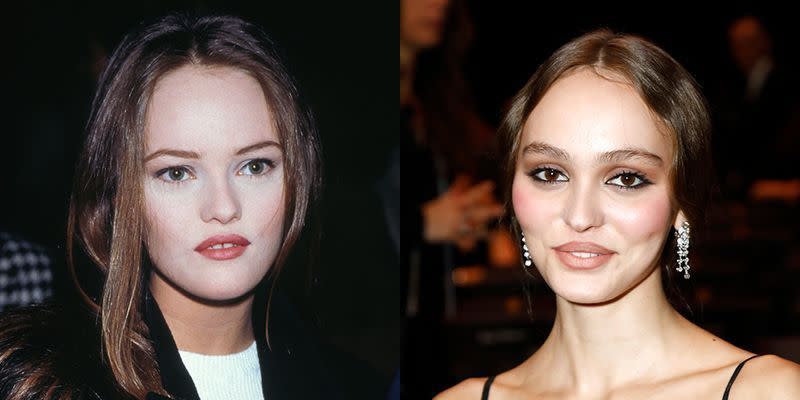 Vanessa Paradis and Lily-Rose Depp at 19